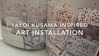 Yayoi Kusama art installation by Art with Jenny K and her students [upl. by Eniron]