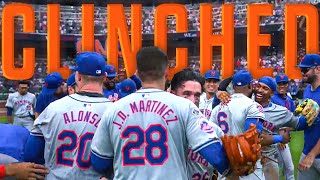 The Mets celebrate on the field in Atlanta after clinching a 2024 postseason berth  SNY [upl. by Sayles735]