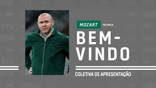 🎙️ COLETIVA  Entrevista de apresentação com o técnico do Coritiba Mozart [upl. by Attikin]