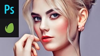 Awesome Painting Effect in Photoshop  Envato Elements [upl. by Ixel]