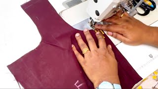 Blouse Stitching Without Lining Part 2 [upl. by Fiske]