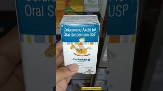 Cefakind dry syrup  Cefuroxime 125 mg syrup antibiotics urineinfection earinfection [upl. by Ettebab28]