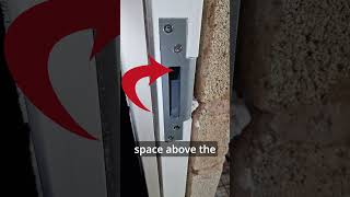 How to Adjust a Front Door Strike Plate shorts [upl. by Hsima]