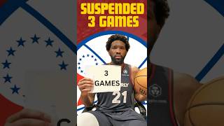 Joel Embiid Gets a 3 Game Vacation 😎🏝️ [upl. by Pettifer]