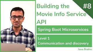 08 Building the Movie Info Service API  Spring Boot Microservices Level 1 [upl. by Nnaitsirk]