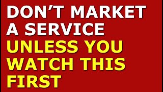 How to Market a Service  Marketing Strategies for a Service [upl. by Austreng]