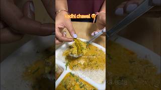 KADHI CHAWAL 😍 kadhichawal streetfood indianfood [upl. by Gun]