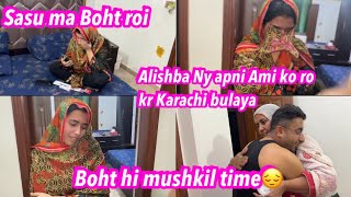 Alishba ny apni ami ko ro kr bulaya  Alishba Amir daily vlog [upl. by Aderb443]