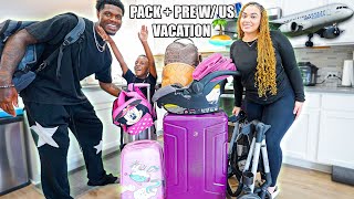 PACKING VLOG FOR OUR FAMILY VACATION [upl. by Raeann]