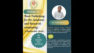 KSCSTE Webinar on Book publishing for the academic amp research community a sustainable model [upl. by Carrissa666]