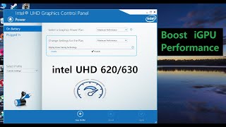 How to Optimization intel UHD 620 for Gaming  Boost Performance For Games [upl. by Ynaffat]