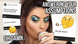 ANSWERING YOUR ASSUMPTIONS DO I SMOKE SURGERY IVE HAD YOUTUBE DRAMA [upl. by Lisk663]