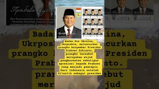 Perangko Gambar Prabowo dari Ukraina shortvideo shorts [upl. by Marashio220]