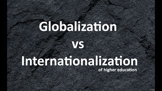 Globalization VS Internationalization [upl. by Enytnoel]