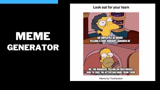 How To Create A Meme Generator Using HTML CSS amp JavaScript [upl. by Rhine]