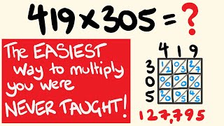 The Easiest way to Multiply Math Trick [upl. by Polinski]