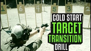 Cold Start Target Transition Drill with Sidecar Holster [upl. by Kellyn299]