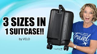 3 Sizes in One Suitcase by VELO Luggage [upl. by Yanad400]