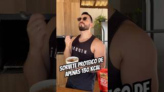 Receita SORVETE PROTEICO baixo em calorias shorts receitasfit receitafacil [upl. by Yurt906]