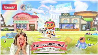 ANIMAL CROSSING NEW HORIZONS  J’AI RECOMMENCÉ MON ÎLE… [upl. by Jodoin]