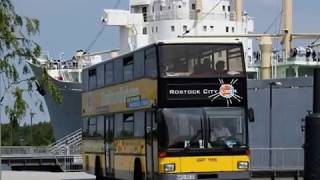 Stadtrundfahrt durch Rostock mit dem Panoramabus  Aufnahme vom 06062009 [upl. by Yahsram]