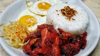 Homemade Chicken Tocino Recipe [upl. by Annahsal]