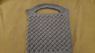 Part 1  The Celtic Weave Bag  Crochet Tutorial [upl. by Bacon52]