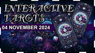 Today Interactive Tarots 04 November 2024 ✨ Daily Tarots interactivetarots [upl. by Loyce]