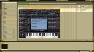 How To Make A Supersaw in Synapse Audio DuneFree Preset Download [upl. by Cord627]