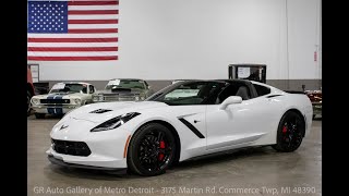 2016 Chevrolet Corvette Stingray 1LT For Sale  Walk Around 28k Miles [upl. by Inalel]