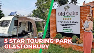 5 Star Adults Only Caravan Site  Old Oaks Touring Park Glastonbury [upl. by Fairley]