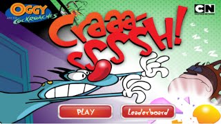 Cartoon Network Games Oggy And The Cockroaches  Cockroach Craassh Full Gameplay [upl. by Archle481]