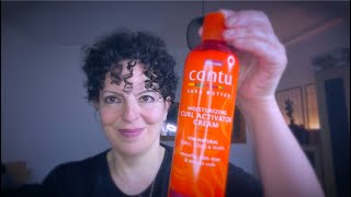 Cantu Moisturizing Curl Activator Cream  demonstration [upl. by Nitsruk]