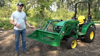 John Deere Rock Bucket for SubCompact Tractor 1 and 2 Series [upl. by Aelber]