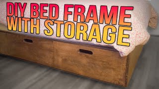 Building a Platform Bed with 2x4s  DIY  How to [upl. by Bacchus]