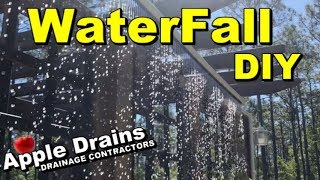 DIY Waterfall How to Make a Water Feature Complete How To do it yourself [upl. by Wainwright]