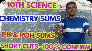 10Th Science ChemistryPh Sums Most Expected Questions In Public 2025Short CutsGRSUCCESSSTC [upl. by Acilef]