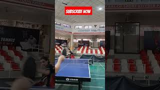 Random balls drill tabletennis pingpong random ball drill subscribe shorts [upl. by Annawal]