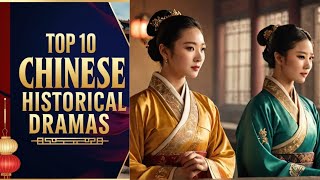 Top 10 Most Popular Chinese Historical Dramas  MustWatch Chinese Period Dramas Kdramas cdrama [upl. by Inverson]