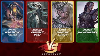 Commander VS S5E6 Yidris vs Atraxa vs Breya vs Saskia [upl. by Ssej476]