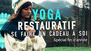 Yoga Restauratif de fin dAnnée  Se faire un cadeau à soi 45 min [upl. by Ahsinwad]