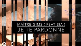 Maître Gims  feat Sia   Je te pardonne  Electric Guitar Cover avec Tab [upl. by Merline]