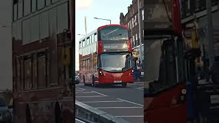 London Buses at Silver Street amp Beckenham Jcn daynight curtailment 54 [upl. by Arahat]