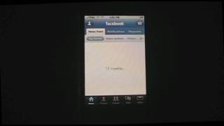 Get Facebook on your iPhone 3G [upl. by Attirb]