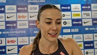 Nadine Visser On Late Season Breakthroughs After RunnerUp Finish At Diamond League Final [upl. by Angi]