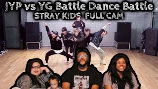 REACTION TO JYP vs YG Battle Dance Battle  Stray Kids Full Cam with THE HENSONS [upl. by Eibbor]