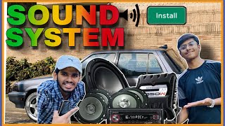 Civic Complete Sound System Setup Installed 🤫😝EP90trending automobile civic restoration civic [upl. by Orlene]