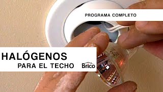 Cómo colocar lamparas HALÓGENAS empotrables en el TECHO 💡 🏠Programa completo 🔧 Bricomania [upl. by Anatol]