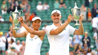 Taiwan’s Hsieh Wins Her First Wimbledon Mixed Doubles Title  TaiwanPlus News [upl. by Enelrak]