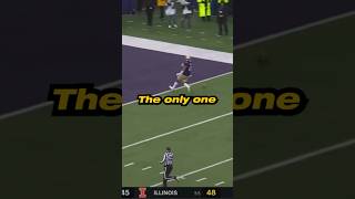 Washington College Football 🏈 Player Drops Ball Before Endzone on Interception TD [upl. by Sirk]